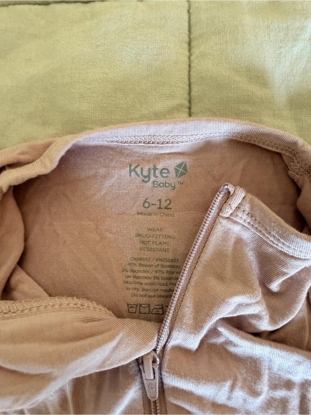 Kyte Baby Zippered Footie in Lavender 6-12 MO